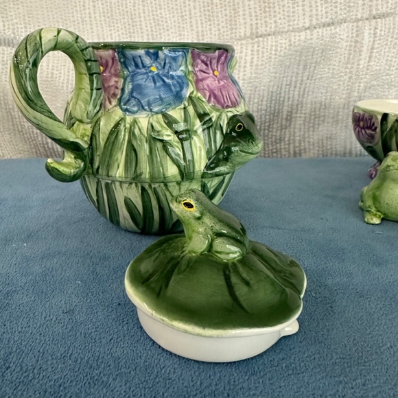 Vintage Silvestri , Ceramic  Nesting Teapot Set, 6pieces - Picture 12 of 16